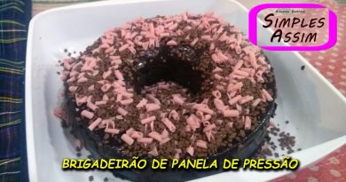 Brigadeirão de panela de pressão