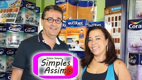 arquiteto Farão e a designer Eli, da Só Tintas