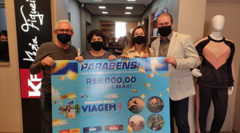 Ivo Pinfildi Jr - Embarque nessa viagem, Ganhadora do primeiro sorteio